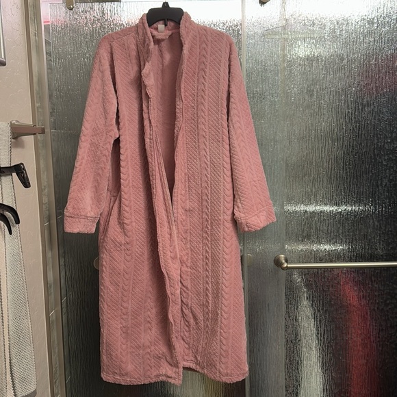 Pink Plush Robe - Picture 2 of 7